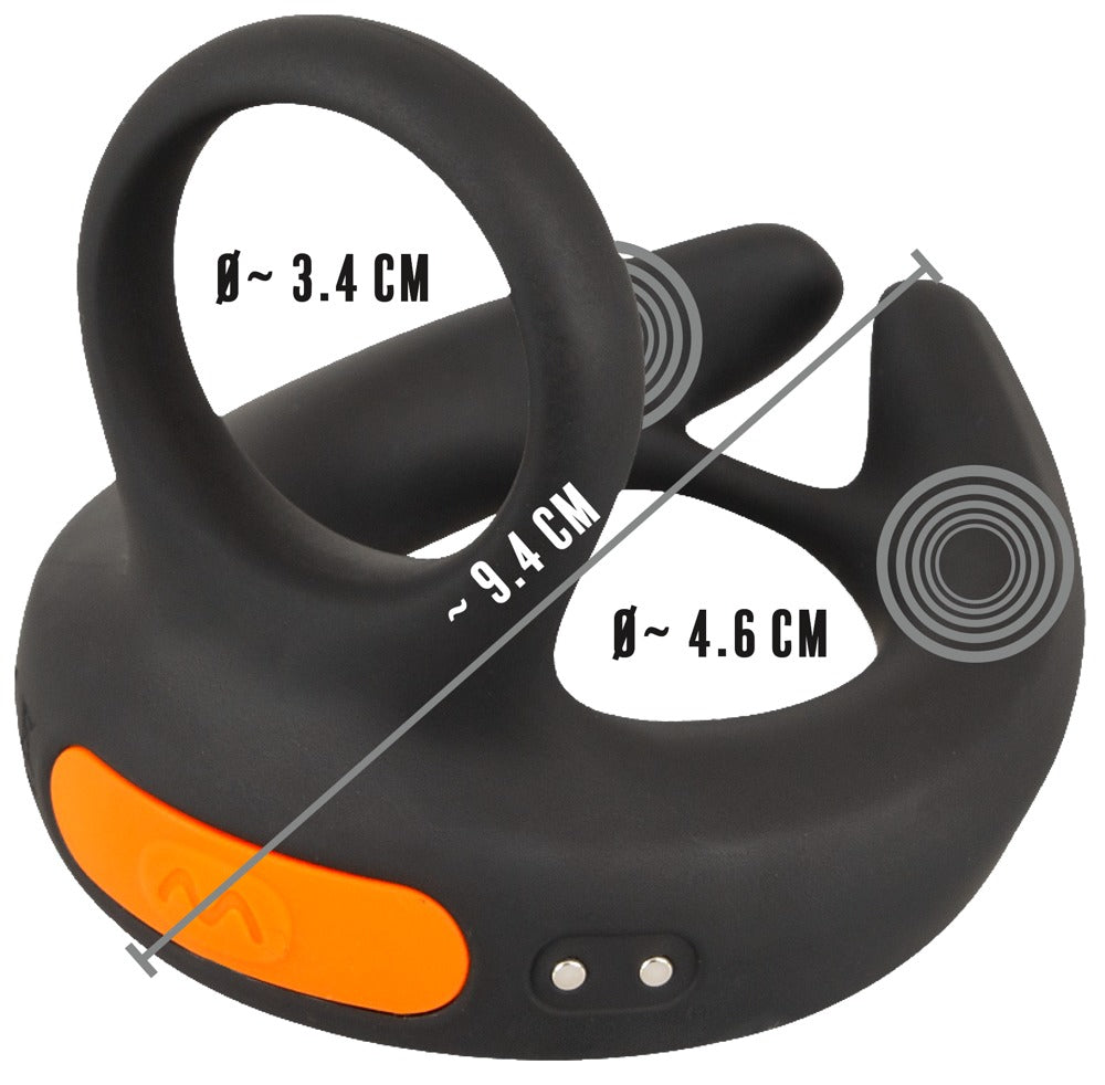 REBEL - RC SCROTUM STIMULATOR WITH VIBRATIONS