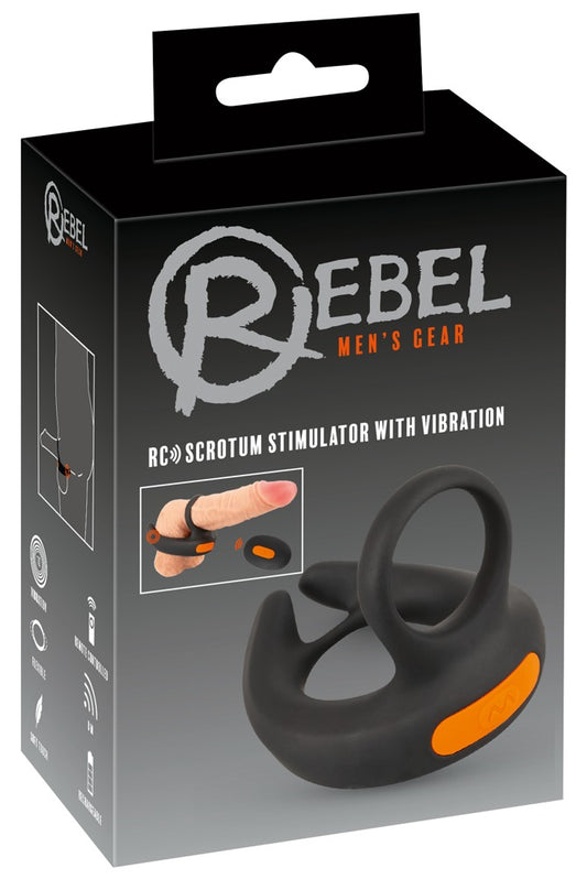 REBEL - RC SCROTUM STIMULATOR WITH VIBRATIONS