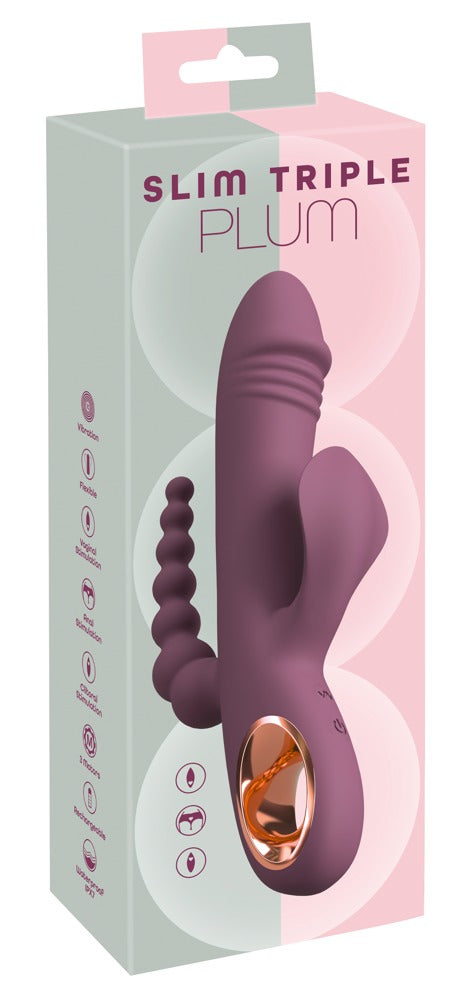 YOU2TOYS - SLIM TRIPLE PLUM