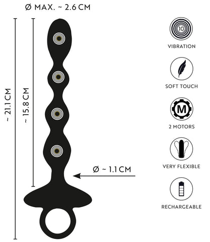 ANOS - FLEXIBLE ANAL BEADS WITH JUMPING VIBRATIONS
