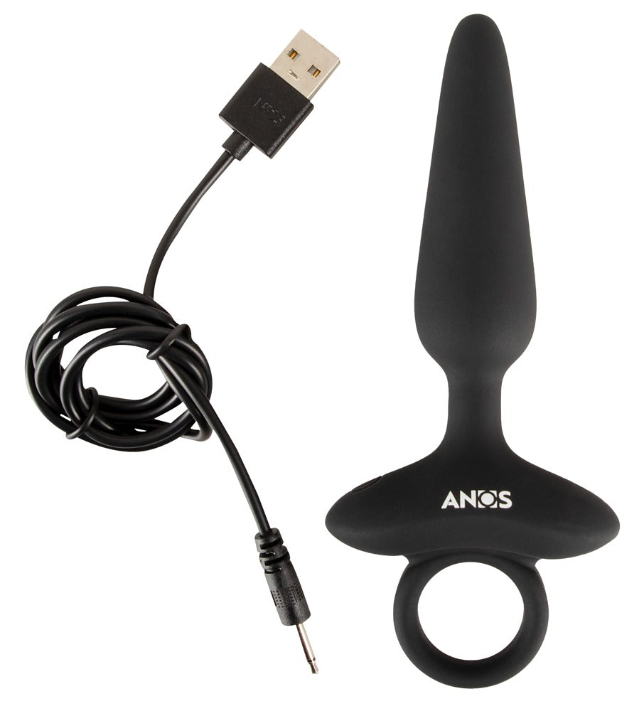 ANOS - FLEXIBLE BUTT PLUG WITH VIBRATIONS
