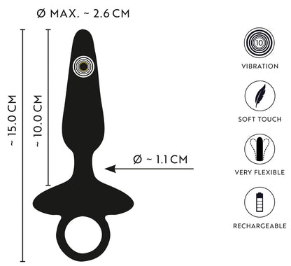 ANOS - FLEXIBLE BUTT PLUG WITH VIBRATIONS