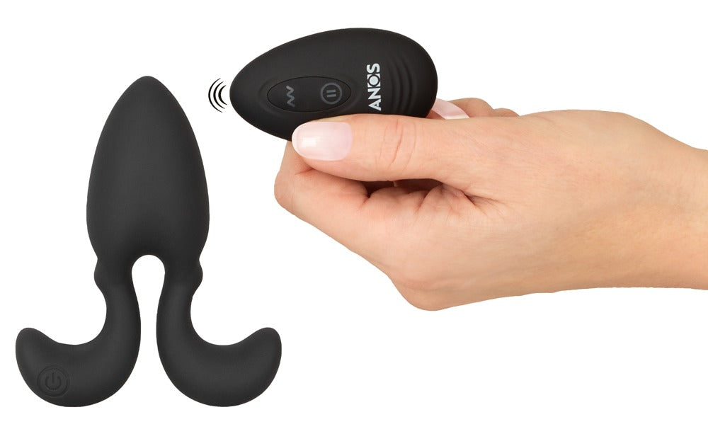 ANOS - RC VIBRATING BUTT PLUG WITH FLEXIBLE ARMS