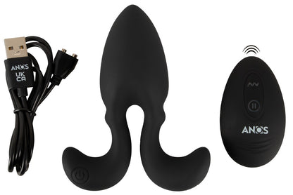 ANOS - RC VIBRATING BUTT PLUG WITH FLEXIBLE ARMS