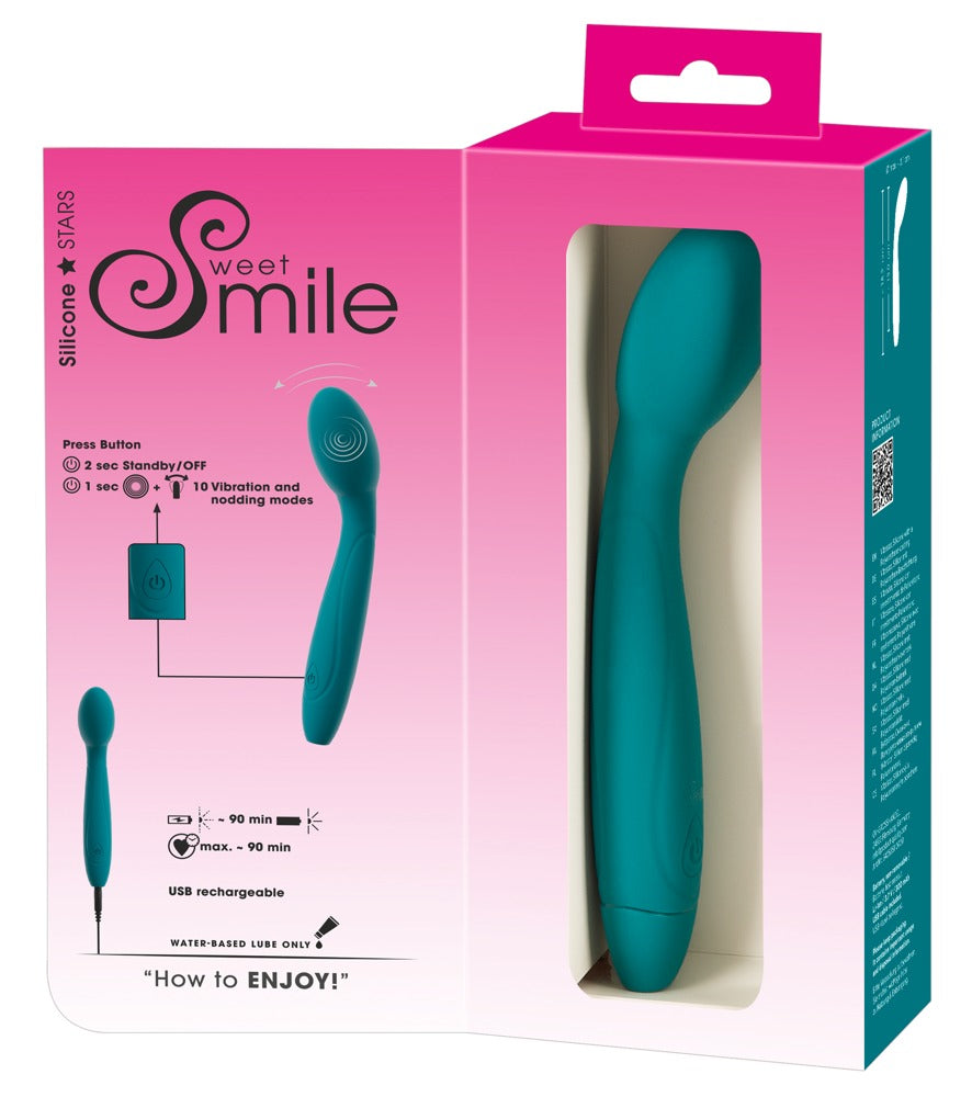 SWEET SMILE - VIBRATOR WITH A NODDING HEAD