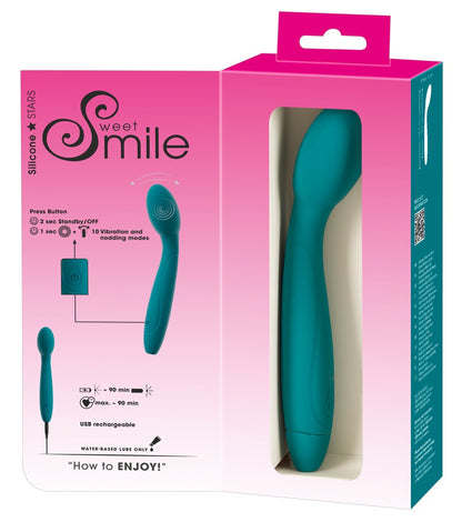 SWEET SMILE - VIBRATOR WITH A NODDING HEAD