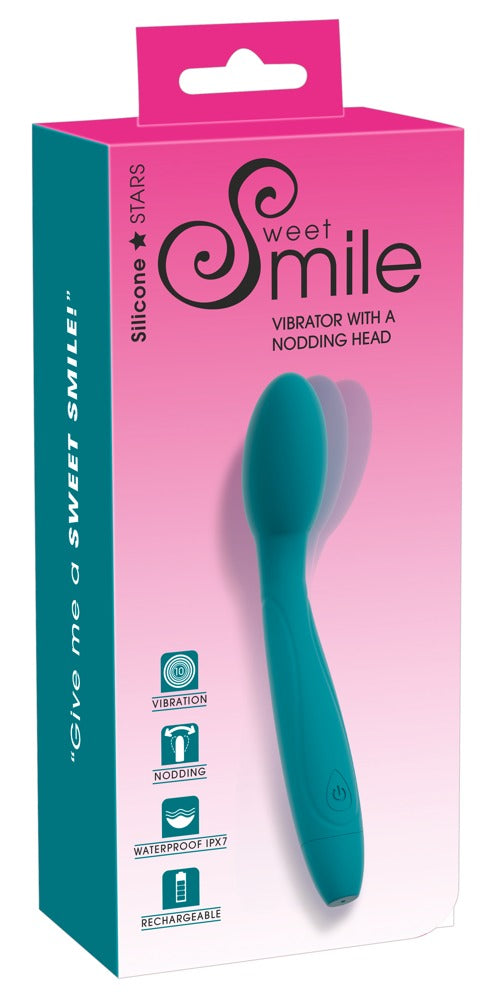 SWEET SMILE - VIBRATOR WITH A NODDING HEAD