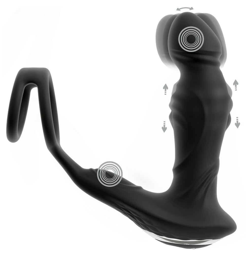 REBEL - RC VIBRATING PROSTATE PLUG WITH NODDING FUNCTION