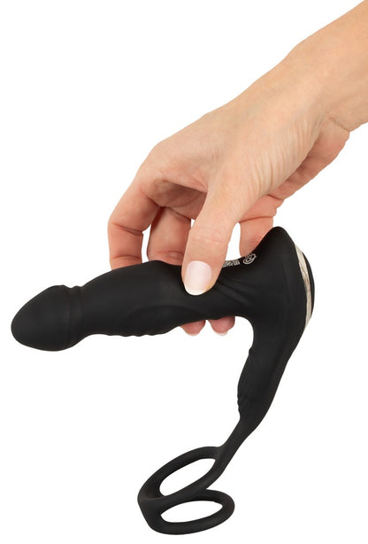REBEL - RC VIBRATING PROSTATE PLUG WITH NODDING FUNCTION