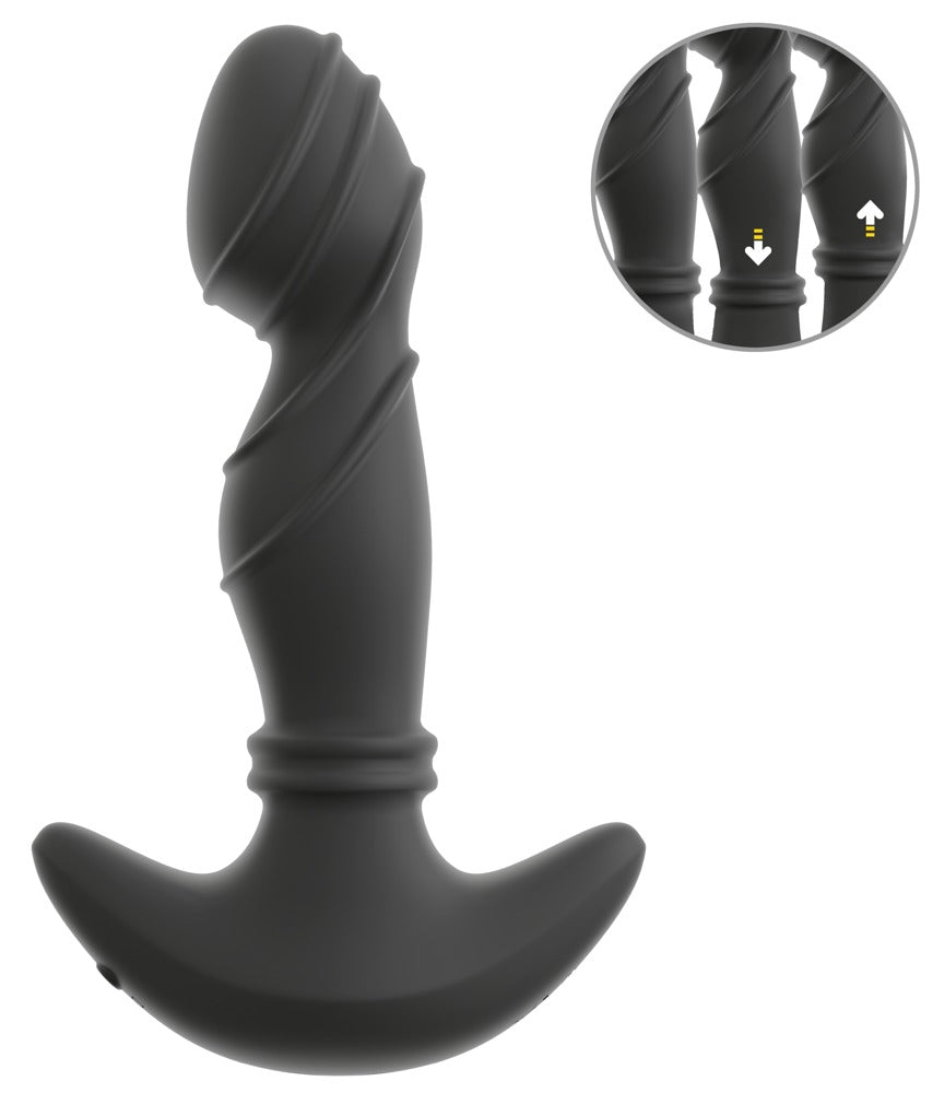 ANOS - VIBRATING PROSTATE PLUG WITH MOVING RINGS