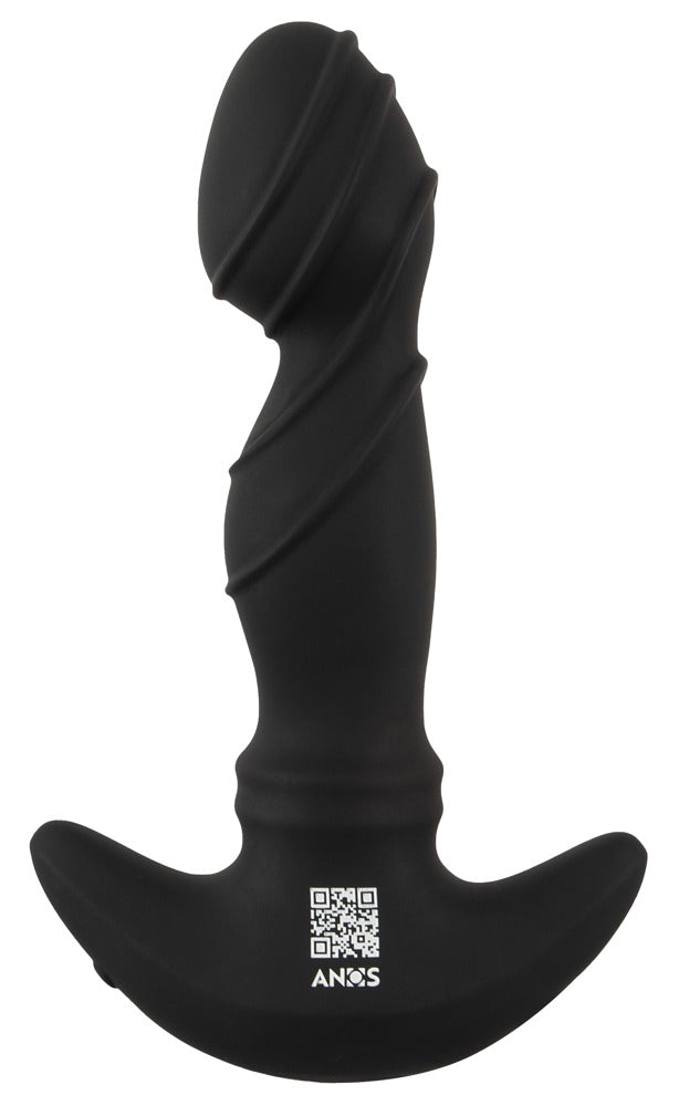 ANOS - VIBRATING PROSTATE PLUG WITH MOVING RINGS