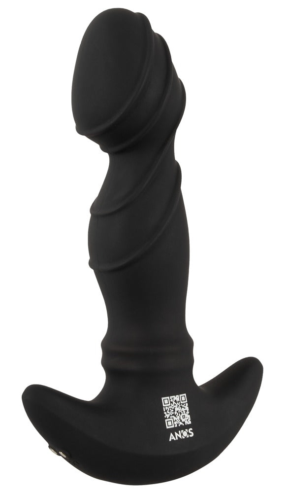 ANOS - VIBRATING PROSTATE PLUG WITH MOVING RINGS