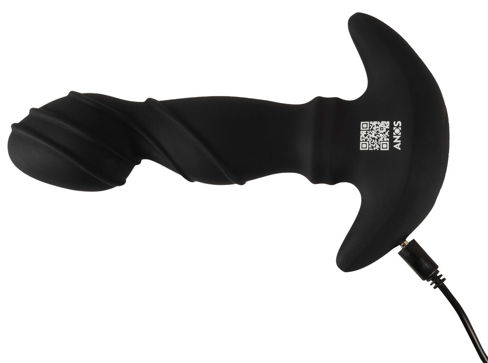 ANOS - VIBRATING PROSTATE PLUG WITH MOVING RINGS