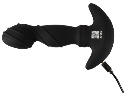 ANOS - VIBRATING PROSTATE PLUG WITH MOVING RINGS