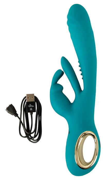 SWEET SMILE - RABBIT VIBRATOR WITH THRUST FUNCTION AND G-SPOT STIMULATION