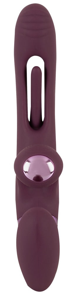 JAVIDA - RC STRAPLESS STRAP-ON WITH FLICKING TONGUE