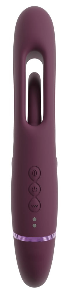 JAVIDA - RC STRAPLESS STRAP-ON WITH FLICKING TONGUE