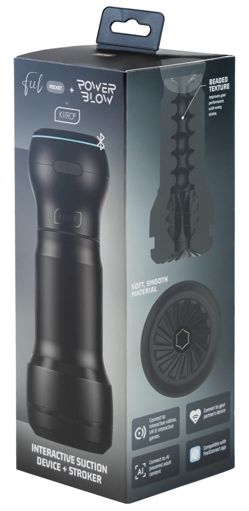 KIIROO - POWERBLOW + FEEL POCKET STROKER COMBO