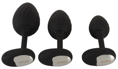 ANOS - RC BUTT PLUG SET WITH VIBRATION