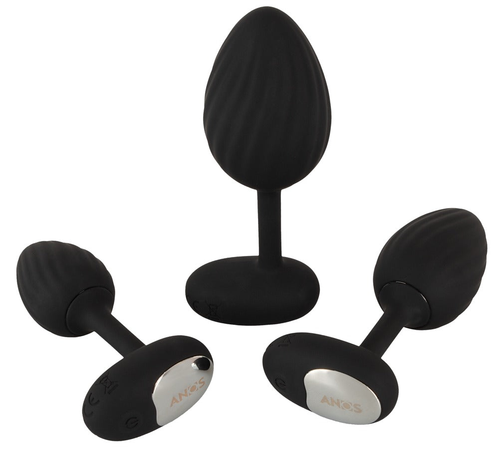 ANOS - RC BUTT PLUG SET WITH VIBRATION