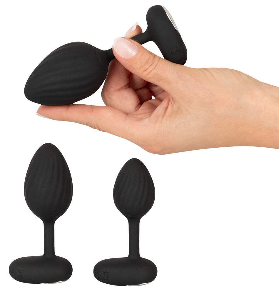 ANOS - RC BUTT PLUG SET WITH VIBRATION