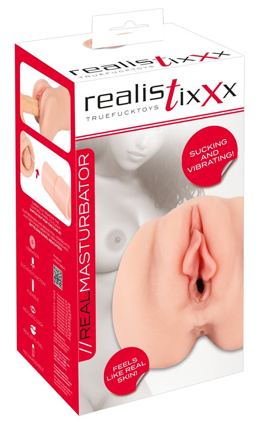 REALISTIXXX - REALMASTURBATOR SUCKING AND VIBRATING
