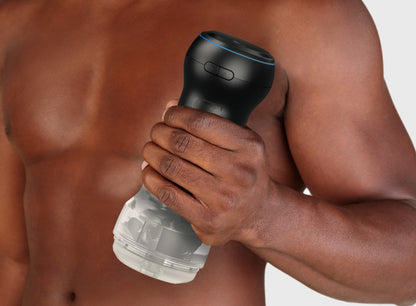KIIROO - FEEL POCKET STROKER CRYSTAL + POWERBLOW COMBO