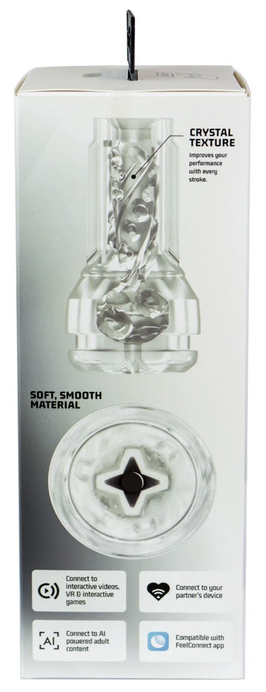 KIIROO - FEEL POCKET STROKER CRYSTAL + POWERBLOW COMBO