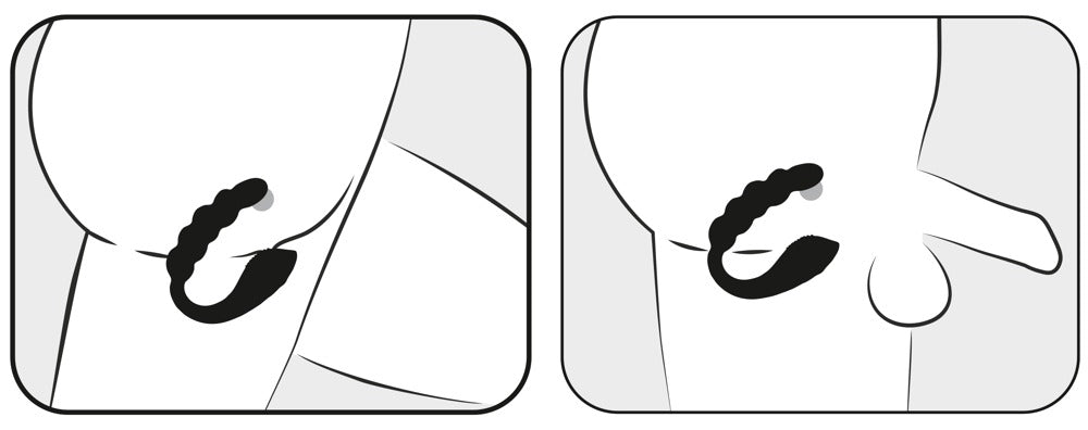 BLACK VELVETS - BENDABLE DUAL STIMULATOR