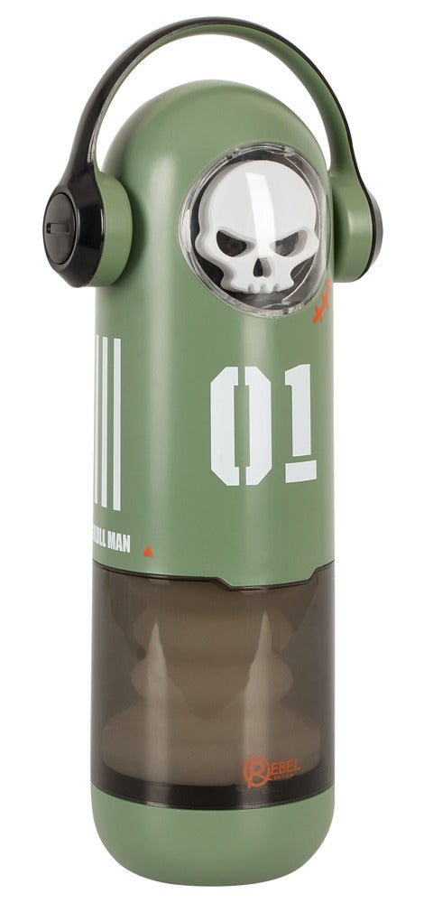 REBEL - SKULL MASTURBATOR WITH 3 FUNCTIONS