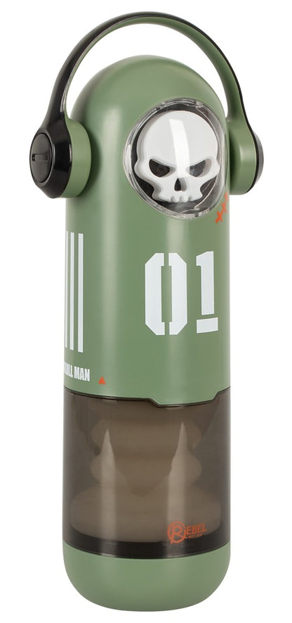 REBEL - SKULL MASTURBATOR WITH 3 FUNCTIONS