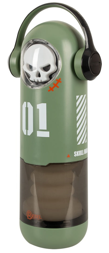 REBEL - SKULL MASTURBATOR WITH 3 FUNCTIONS