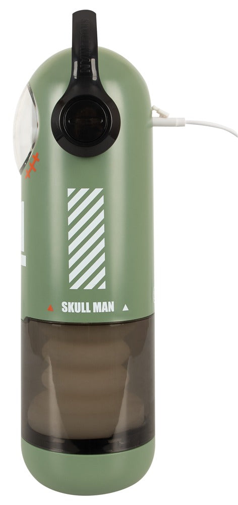 REBEL - SKULL MASTURBATOR WITH 3 FUNCTIONS