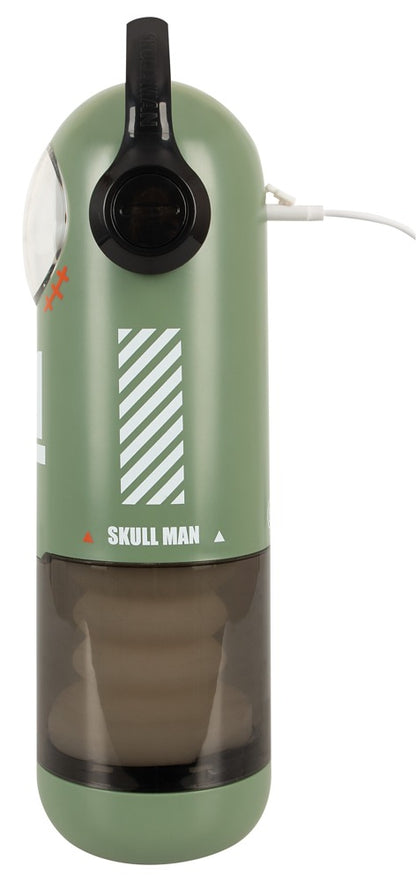 REBEL - SKULL MASTURBATOR WITH 3 FUNCTIONS