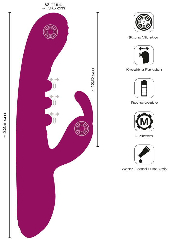 JAVIDA - 2 FUNCTION VIBRATOR SQUIRTING