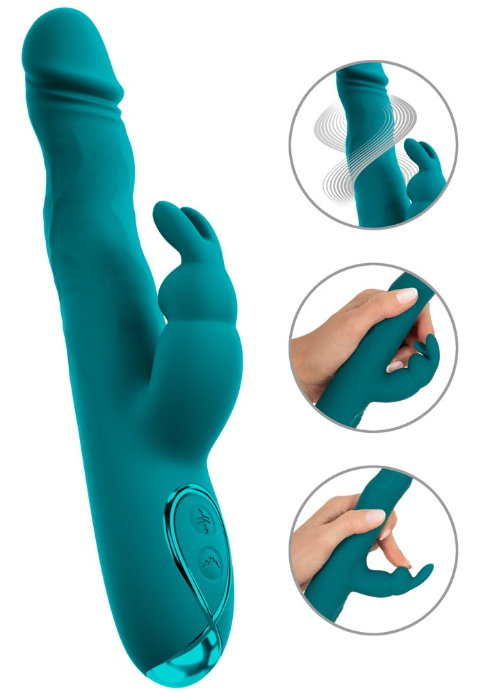 SWEET SMILE - RABBIT VIBRATOR WITH WIGGLING FUNCTION