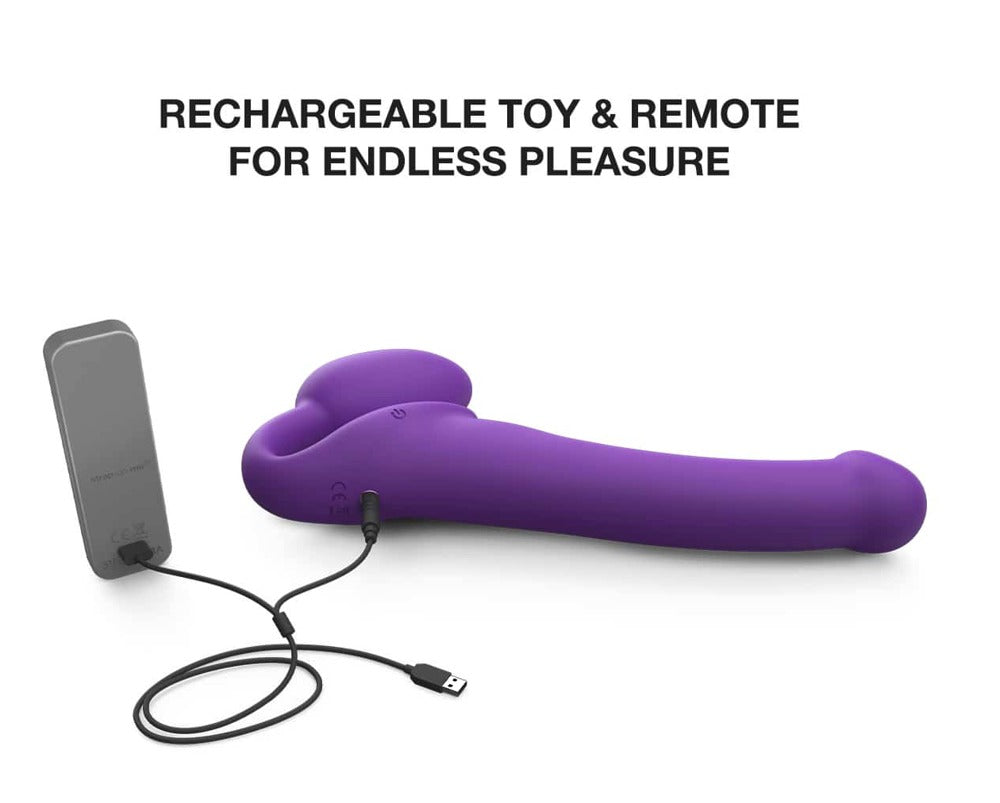 STRAP-ON-ME - VIBRATING BENDABLE STRAP-ON