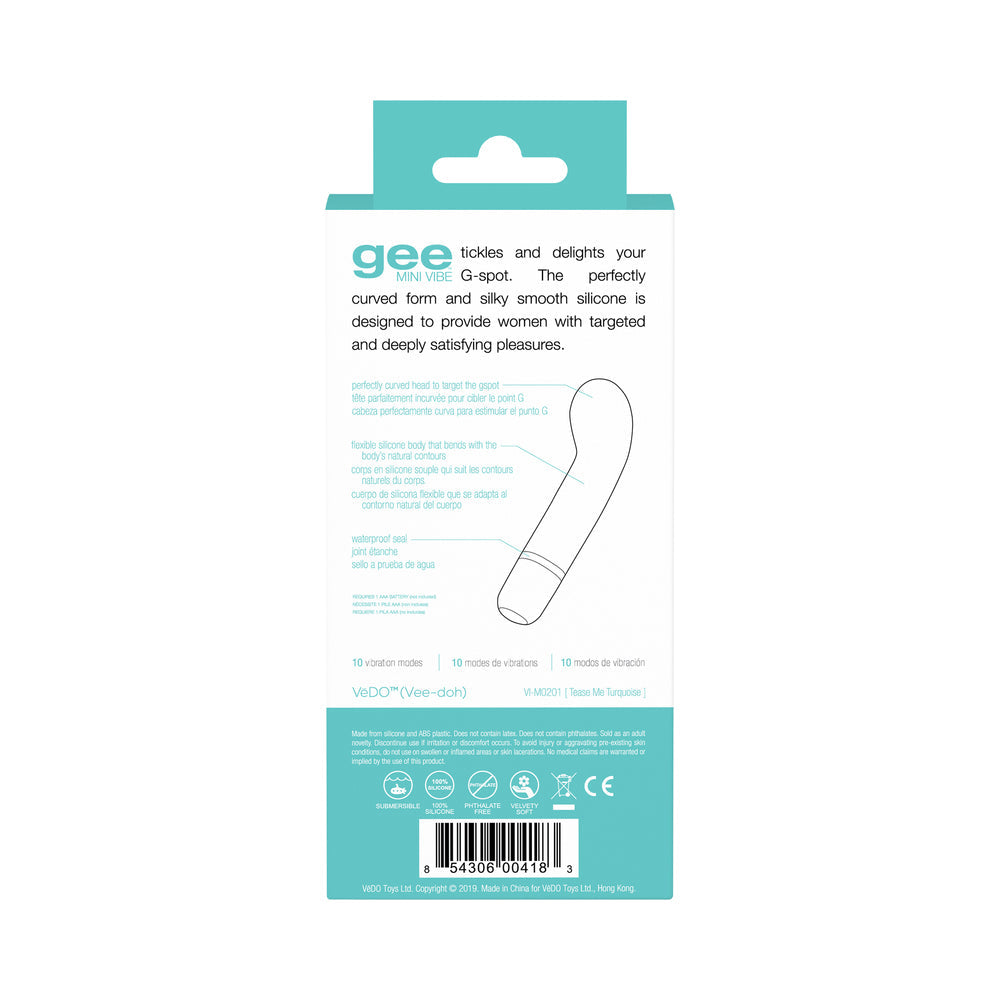 VEDO - GEE MINI VIBE TEASE ME TURQUOISE