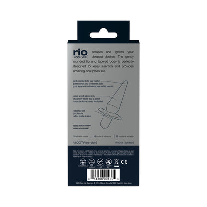 VEDO RIO ANAL VIBE JUST BLACK