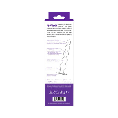 VEDO QUAKER ANAL VIBE INTO YOU INDIGO