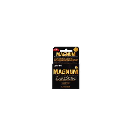 PARADISE MARKETING - TROJAN MAGNUM BARESKIN CONDOMS 3PK