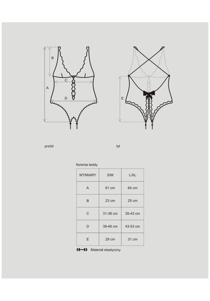 OBSESSIVE - FIORENTA TEDDY  S/M