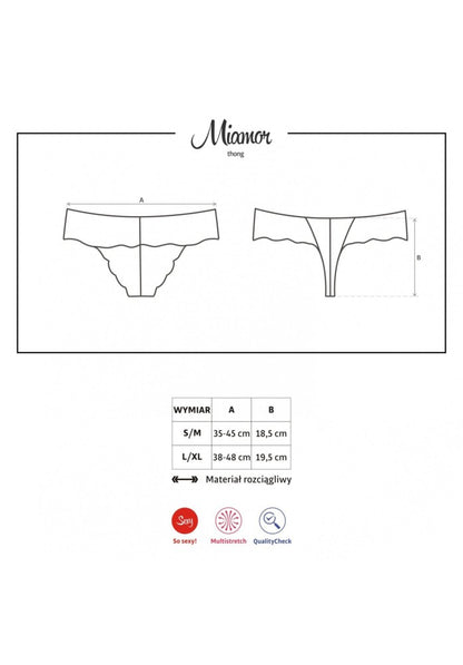 OBSESSIVE - MIAMOR THONG  S/M