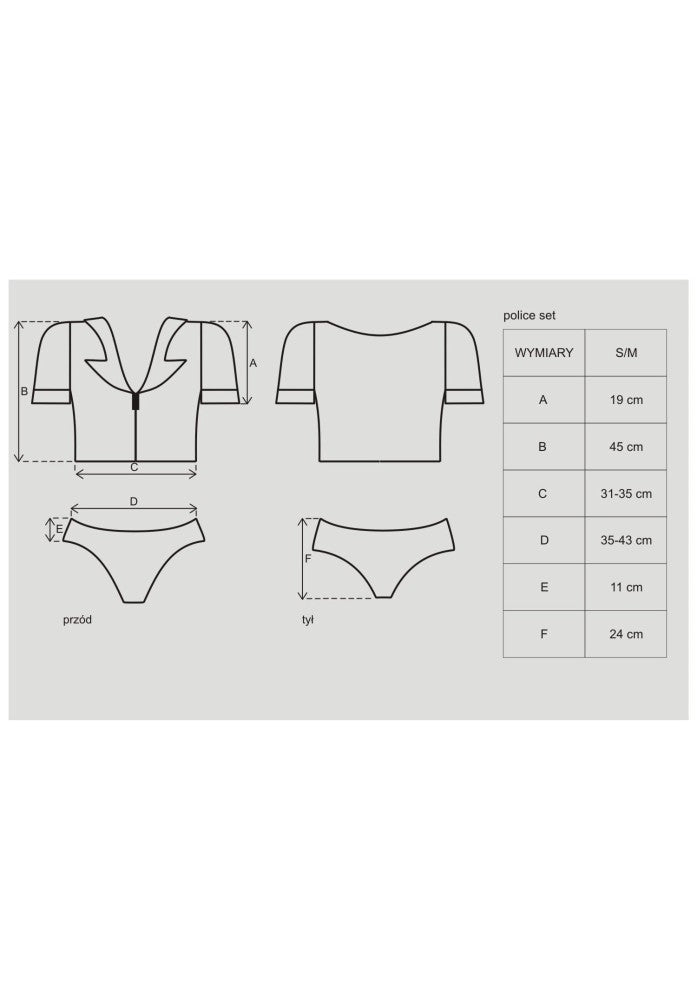 OBSESSIVE - POLICE SET  S/M