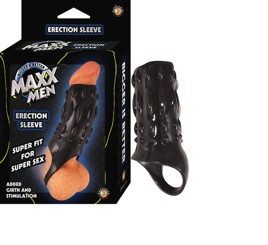 NASSTOYS - MAXX MEN ERECTION SLEEVE (BLACK)