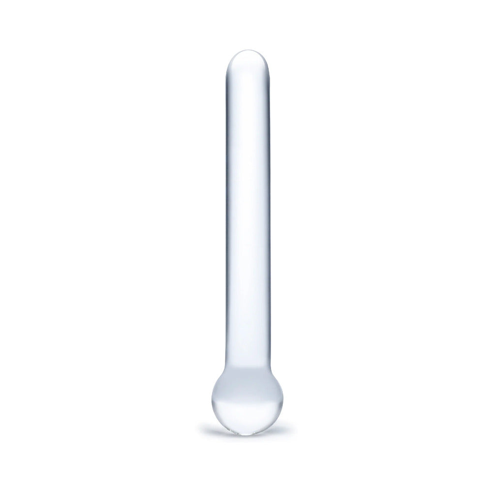 GLAS 7 IN. STRAIGHT GLASS DILDO