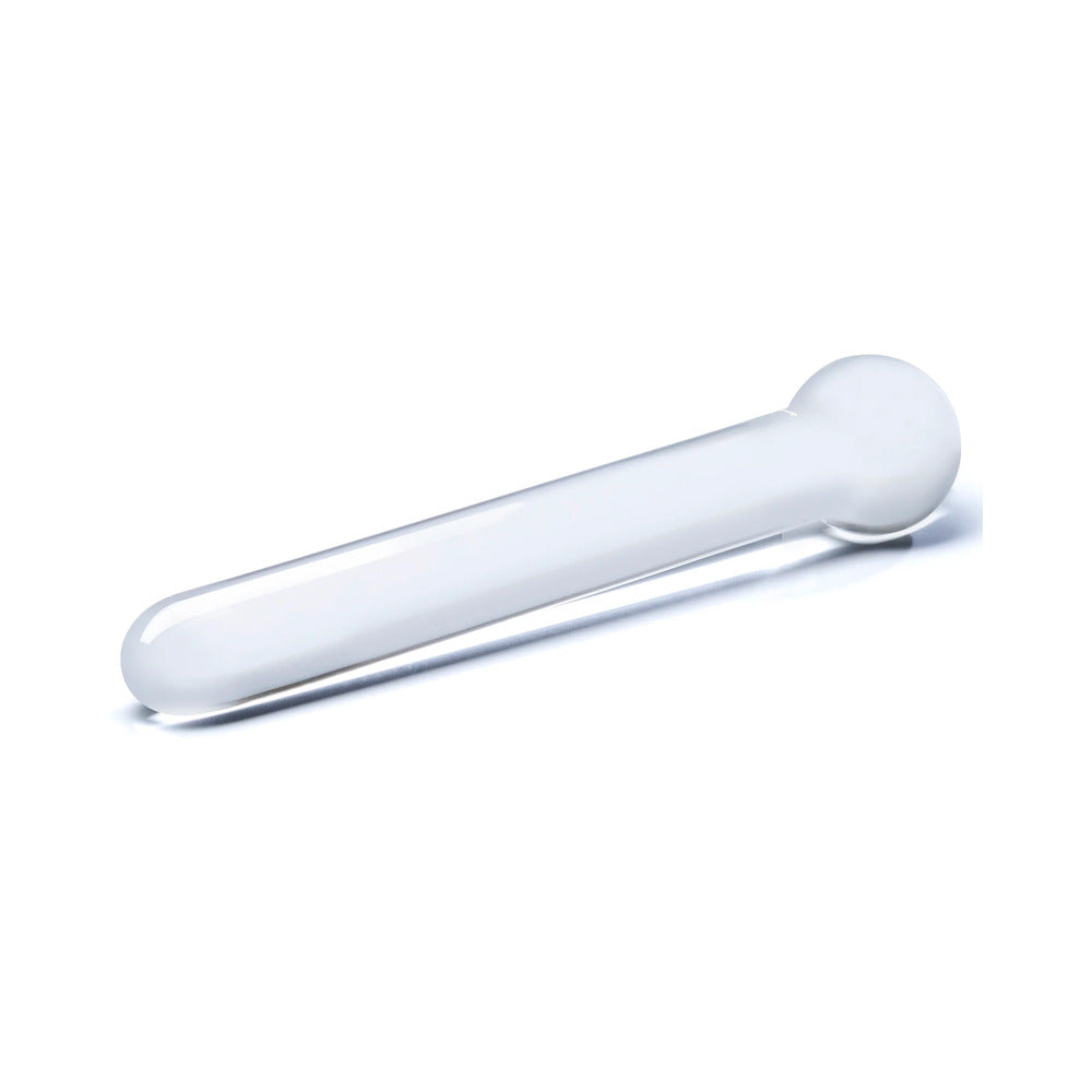 GLAS 7 IN. STRAIGHT GLASS DILDO