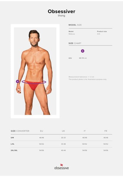 OBSESSIVE - OBSESSIVER THONG O/S