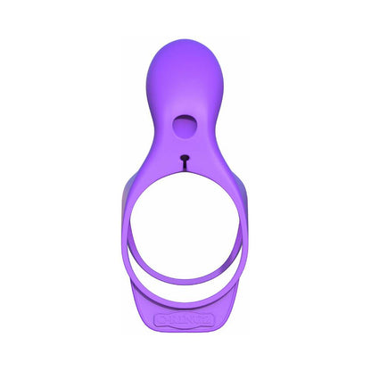 PIPEDREAM - FANTASY C-RINGZ VAINA DE PENE VIBRATORIA ULTIMATE COUPLES CAGE MORADO