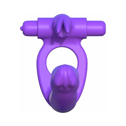 FANTASY C-RINGZ - SILICONE DOUBLE VIBRATOR RABBIT